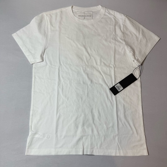 Dolorem Ipsum White Short Sleeve Tee Size Small - Picture 4 of 5